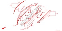 CARENAGE ARRIERE pour Honda SH 125 SPECIAL 2F de 2012