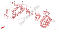 ROUE ARRIERE   BRAS OSCILLANT pour Honda SH 125 TOP CASE BRONZE 4F de 2012