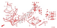 PLANCHER   REPOSE PIED pour Honda SH 125 TOP BOX BRONZE de 2012