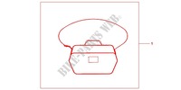 SAC INTERIEUR DE TOP CASE pour Honda SH 125 TOP BOX BRONZE de 2012