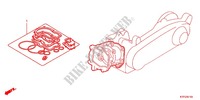 POCHETTE DE JOINTS A pour Honda SH 125 TOP CASE BRONZE 5F de 2012