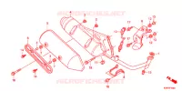 SILENCIEUX D'ECHAPPEMENT pour Honda SH 125 de 2012