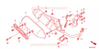 SILENCIEUX D'ECHAPPEMENT pour Honda SH 125 de 2012