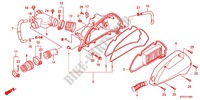 FILTRE A AIR pour Honda SH 125 R BLANC SPECIAL 2F de 2012
