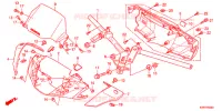 GUIDON   CARENAGE pour Honda SH 125 R WHITE de 2012