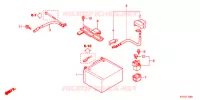BATTERIE pour Honda SH 150 SPECIAL 3ED de 2012