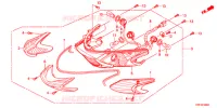 FEUX ARRIERE pour Honda SH 150 SPECIAL 3ED de 2012