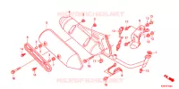SILENCIEUX D'ECHAPPEMENT pour Honda SH 150 SPECIAL 3ED de 2012