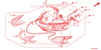 FEUX ARRIERE pour Honda SH 150 SPECIAL 5ED de 2012