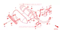 SILENCIEUX D'ECHAPPEMENT pour Honda SH 150 de 2012