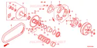 EMBRAYAGE pour Honda SH 150 R SPECIAL 2ED de 2012