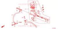 MAITRE CYLINDRE DE FREIN ARRIERE pour Honda SH 150 R SPECIAL 2ED de 2012