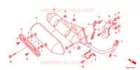 SILENCIEUX D'ECHAPPEMENT pour Honda SH 150 R SPECIAL 3ED de 2012