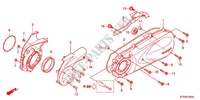 CARTER MOTEUR GAUCHE pour Honda SH 300 ABS de 2012