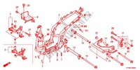 CADRE pour Honda SH 300 ABS NOIR de 2012