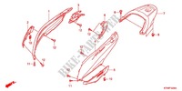 CARENAGE ARRIERE pour Honda SH 300 R ABS TYPE 2E de 2012