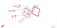 COUVRE CULASSE pour Honda SH 300 R ABS BLANC TYPE F de 2012
