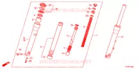 FOURCHE pour Honda SH 300 de 2012