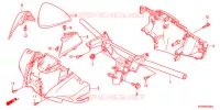 GUIDON   CARENAGE pour Honda SH 300 de 2012