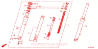 FOURCHE pour Honda SH 300 de 2012