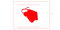 JUPE (PACKED PER 5) pour Honda SH 300 de 2012