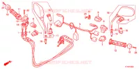 COMMODO   CABLE   RETROVISEUR pour Honda SH 300 R de 2012