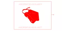 JUPE (PACKED PER 5) pour Honda SH 300 R de 2012