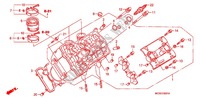 CULASSE DE CYLINDRE GAUCHE pour Honda ST 1300 ABS de 2012