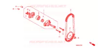 POMPE A HUILE pour Honda TRX 250 FOURTRAX RECON Standard de 2012