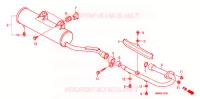 SILENCIEUX D'ECHAPPEMENT pour Honda TRX 250 FOURTRAX RECON Standard de 2012