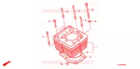 CYLINDRE pour Honda SPORTRAX TRX 400 X de 2012
