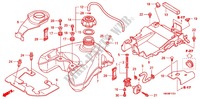 RESERVOIR A CARBURANT (TRX400EX8/X9/XC/XD) pour Honda SPORTRAX TRX 400 X de 2012