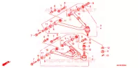 TRIANGLES AVANT pour Honda SPORTRAX TRX 400 X de 2012