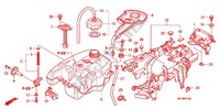 RESERVOIR A CARBURANT pour Honda FOURTRAX 420 RANCHER 4X4 AT de 2012