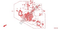 CORPS DE PAPILLON pour Honda FOURTRAX 420 RANCHER 4X4 Electric Shift CAMO de 2012
