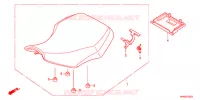 SELLE pour Honda FOURTRAX 420 RANCHER 4X4 Electric Shift de 2012