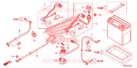 BATTERIE pour Honda FOURTRAX 420 RANCHER 4X4 Manual Shift CAMO de 2012