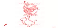 CYLINDRE pour Honda FOURTRAX 420 RANCHER 4X4 Manual Shift CAMO de 2012