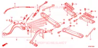 PEDALE   REPOSE PIED pour Honda FOURTRAX 420 RANCHER 4X4 Manual Shift CAMO de 2012
