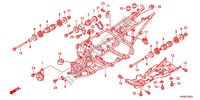 CADRE pour Honda FOURTRAX 420 RANCHER 4X4 Manual Shift RED de 2012