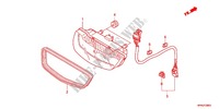 FEU ARRIERE pour Honda FOURTRAX 420 RANCHER 4X4 Manual Shift RED de 2012