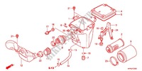 FILTRE A AIR pour Honda FOURTRAX 420 RANCHER 4X4 Manual Shift RED de 2012