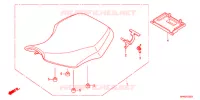 SELLE pour Honda FOURTRAX 420 RANCHER 4X4 Manual Shift RED de 2012