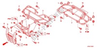 SUPPORT pour Honda FOURTRAX 420 RANCHER 4X4 Manual Shift RED de 2012