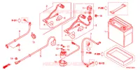 BATTERIE pour Honda FOURTRAX 420 RANCHER 4X4 Manual Shift RED de 2012