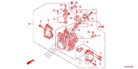CORPS DE PAPILLON pour Honda FOURTRAX 420 RANCHER 4X4 Manual Shift RED de 2012