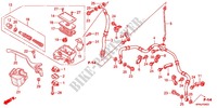 MAITRE CYLINDRE DE FREIN AVANT pour Honda FOURTRAX 420 RANCHER 4X4 Manual Shift RED de 2012
