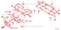 SUPPORT pour Honda FOURTRAX 420 RANCHER 4X4 Manual Shift RED de 2012