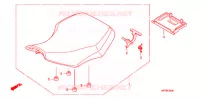 SELLE pour Honda FOURTRAX 420 RANCHER 4X4 AT PS de 2012