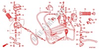 LEVIER DE GUIDON   CABLE   COMMODO pour Honda FOURTRAX 420 RANCHER 4X4 Electric Shift CAMO de 2012